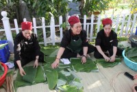 Ngày hội "Nấu bánh tét – Trở về tết xưa"  tại Champa Island