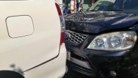 Tai nạn liên hoàn giữa 3 ô tô trên đường Trần Phú