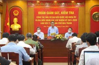 Phó Chủ tịch Quốc hội Đỗ Bá Tỵ giám sát, kiểm tra công tác bầu cử tại TP. Nha Trang