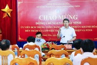 Ông Nguyễn Hải Ninh - Ủy viên Trung ương Đảng, Bí thư Tỉnh ủy làm việc với Sở Nông nghiệp và Phát triển nông thôn