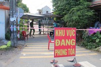Xã Suối Cát phong tỏa tạm thời xóm Đồng do có ca dương tính với SARS-CoV-2