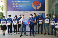 Tỉnh đoàn và MobiFone Khánh Hòa hỗ trợ 1.000 túi an sinh cho người dân khó khăn