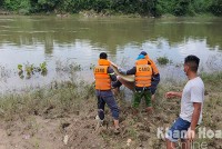 Tìm thấy thi thể nam thanh niên bị đuối nước trên sông Cái