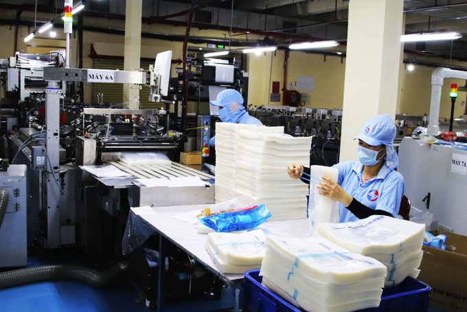 Hoạt động sản xuất tại Công ty TNHH Hải Nam.